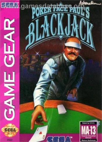 Cover Poker Faced Paul's Blackjack for Game Gear